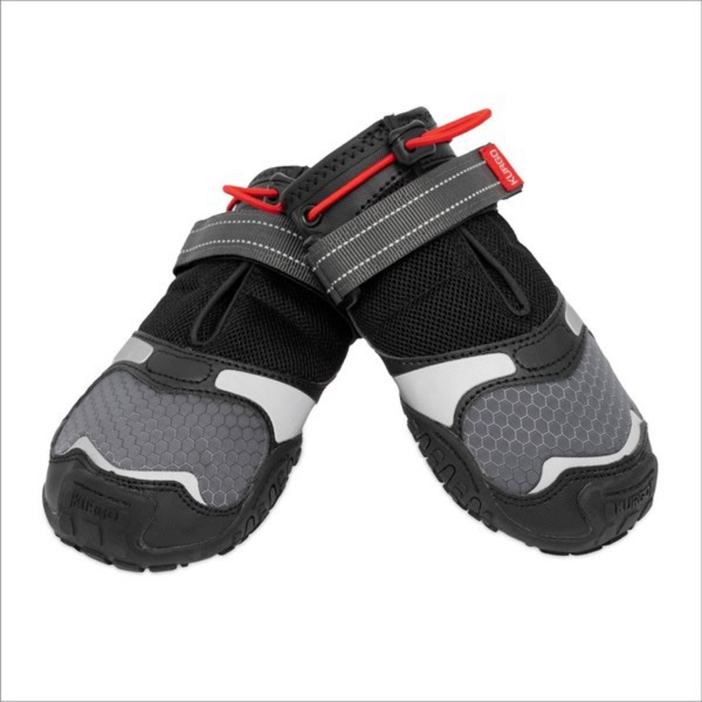 Kurgo Blaze Cross Dog Boots, Red & Black, Large